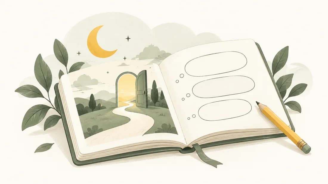 Dream journal, feelings, and reflection